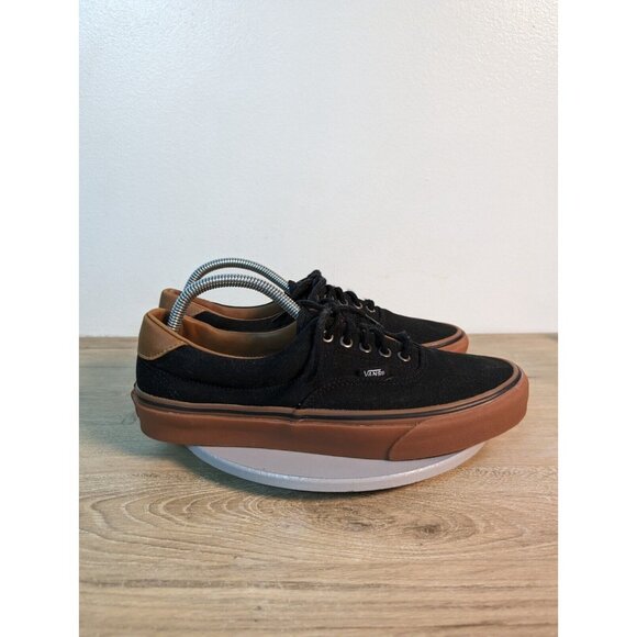 VANS ERA 59 (CANVAS GUM) BLACK/GUM MEN  Sz Men 10 Casual Classic Sneakers Shoes - Picture 4 of 10